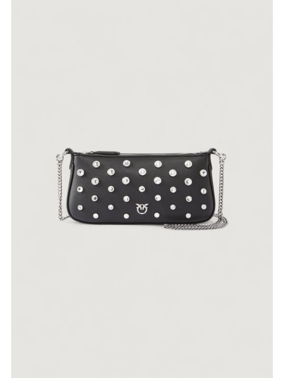 PINKO PINKO Τσάντα HALF MOON BAGUETTE MINI C Μαύρο