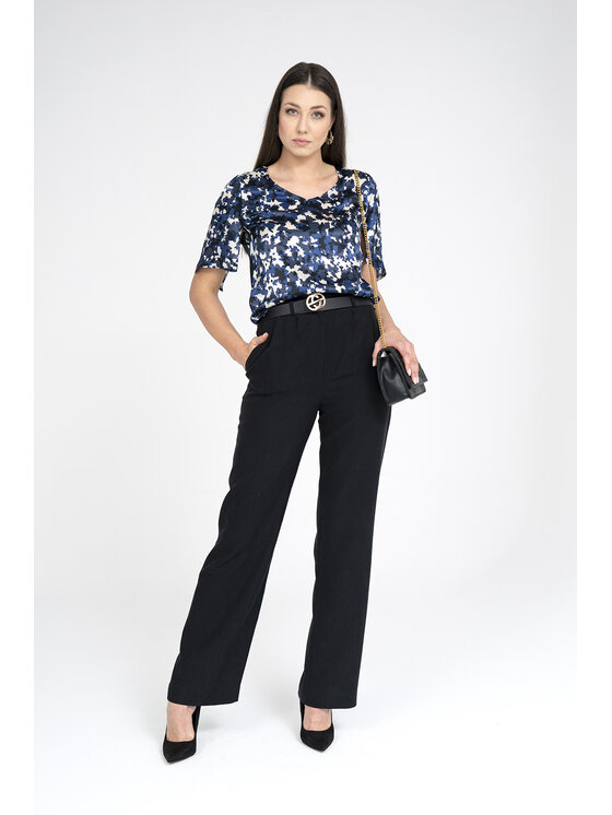 Ciepielewska Ciepielewska Bluzka SALMA Czarny Flattering Fit