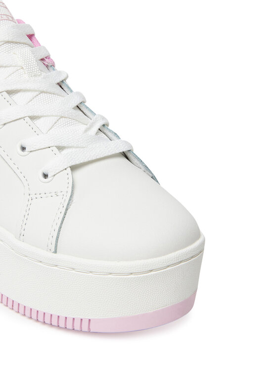 Tommy Jeans Tommy Jeans Sportcipők Tjw Flatform Patent Sneaker EN0EN02864 Ekru
