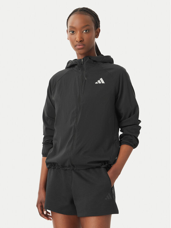 adidas adidas Běžecká bunda Essentials KA4339 Černá Regular Fit