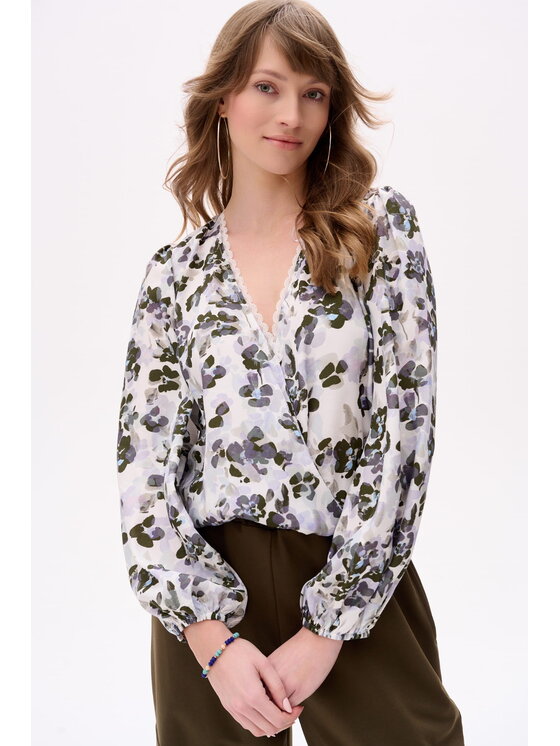 blue shadow blue shadow Bluzka Darcy Kolorowy Regular Fit