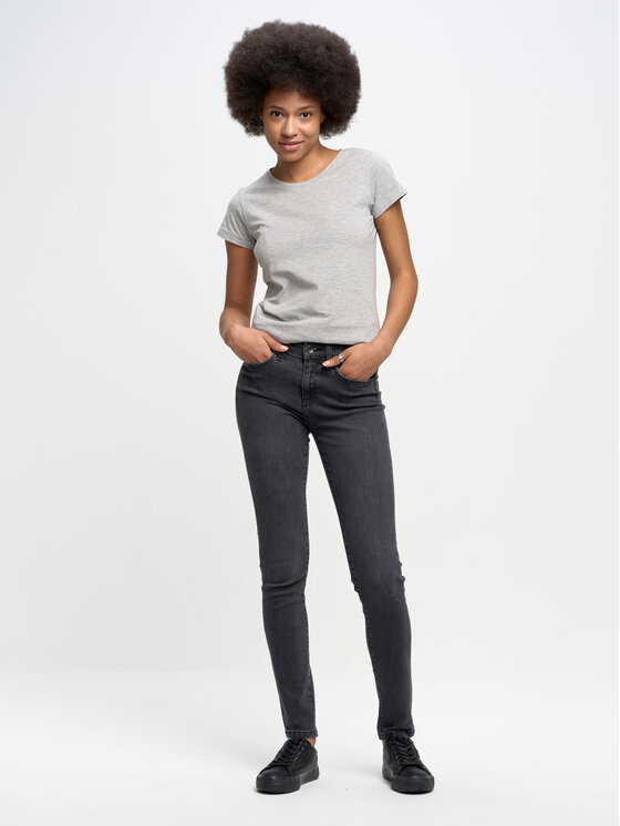 BIG STAR BIG STAR T-Shirt classic_991 Szary Basic Fit