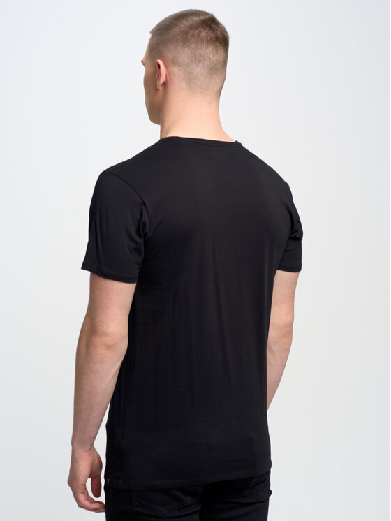 BIG STAR BIG STAR T-Shirt basic_906 Czarny Basic Fit