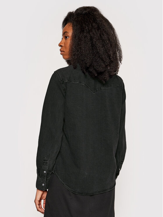 Camicia di jeans Essential Western 16786-0004 Nero...