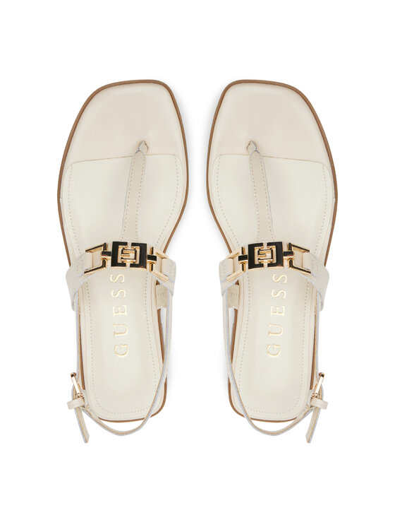 Guess Guess Sandalen FLJREL LEA21 Écru