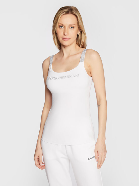 Emporio Armani Underwear Top 164237 2F227 00010 Biały Reglan Fit ...