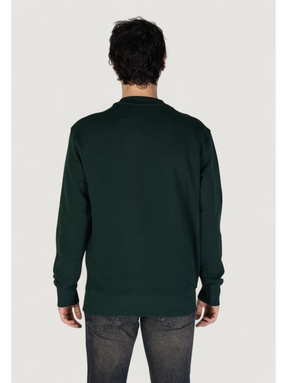 BOSS BOSS Felpa JERSEY WE BASIC CREW Verde Basic Fit