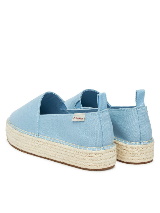 Calvin Klein Jeans Calvin Klein Jeans Espadrilles Platform Espadrille Ml Cs YW0YW01871 Gaiši zils