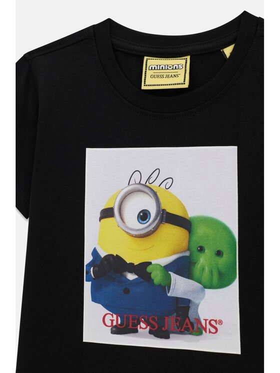 Guess Kids Guess Kids T-Shirt 183592 Czarny Classic Fit