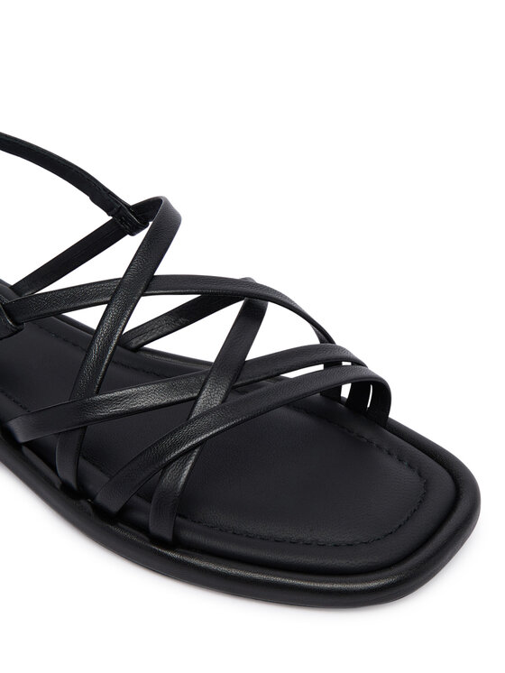Tommy Hilfiger Tommy Hilfiger Сандали Flat Strappy FW0FW09220 Черен