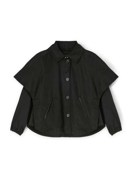 Motivi Motivi Cappotto F752Q000695N033 Nero Regular Fit