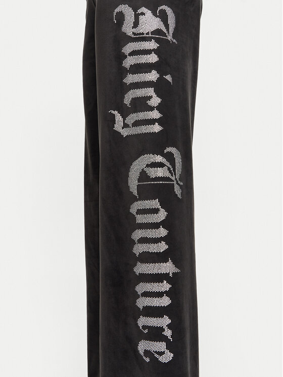 Juicy Couture Juicy Couture Sportinės kelnės Old Gothic JCWBJ226334 Juoda Regular Fit