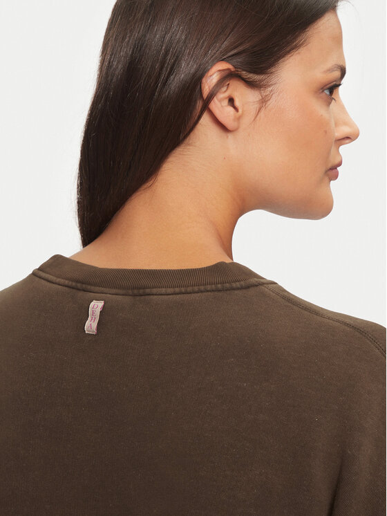 Deha Deha Μπλούζα C12131 Καφέ Regular Fit