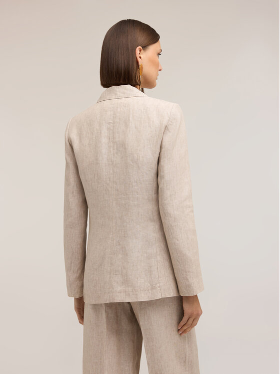 Motivi Motivi Giacca da abito Q080Q001103N0R2 Beige Regular Fit