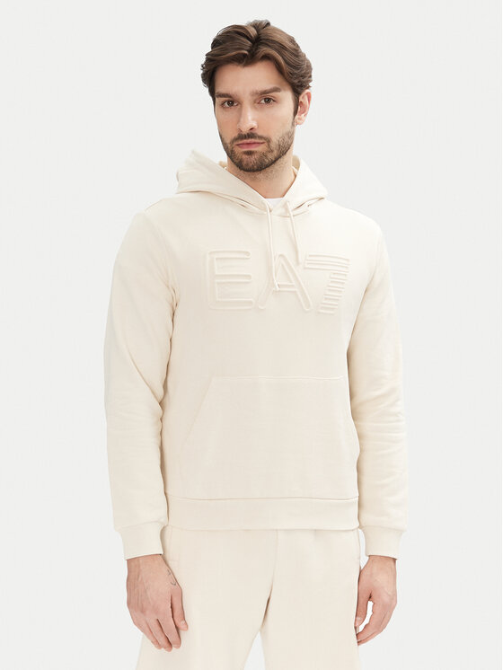 EA7 Emporio Armani EA7 Emporio Armani Mikina 7M000152 AF10432 U1079 Écru Regular Fit