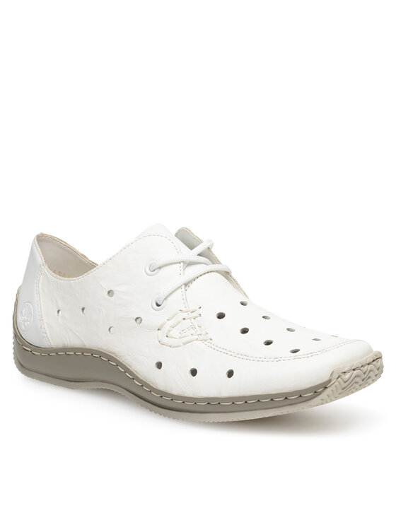 Rieker Rieker Pantofi L1715-80 Alb
