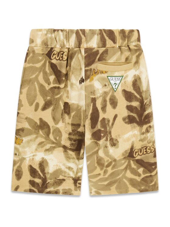 Guess Guess Sportshorts L6GD00 KA6R4 Khakifarben Regular Fit