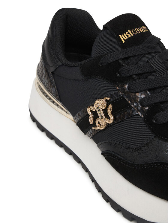 Just Cavalli Just Cavalli Sneakers 80RA3SJ2 ZSE68 Schwarz