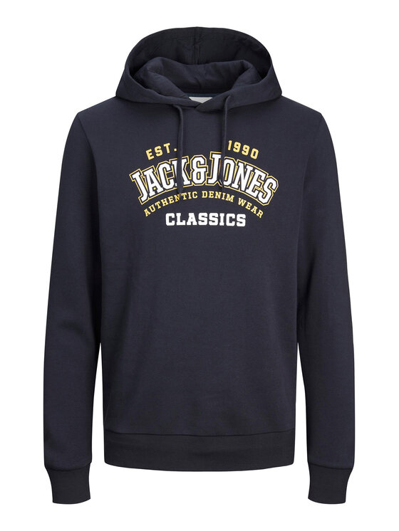Jack&Jones Jack&Jones Pulóver Logo 12233597 Sötétkék Standard Fit