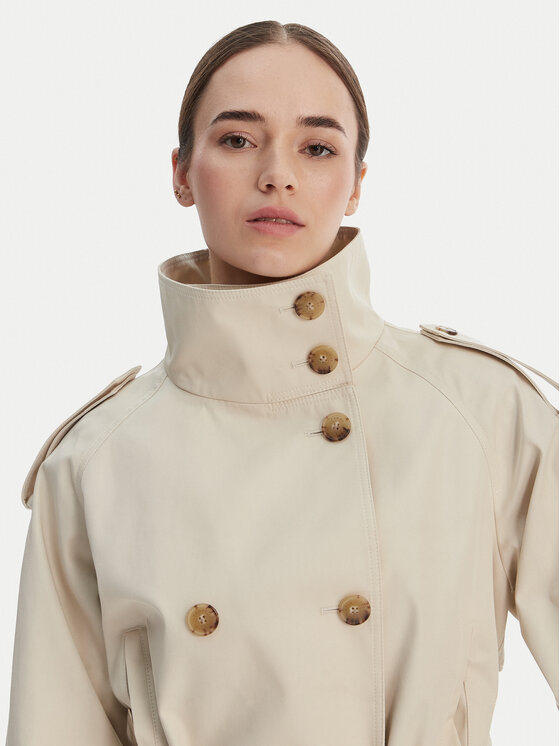 Tommy Hilfiger Tommy Hilfiger Tenchcoat WW0WW50768 Beige Oversize