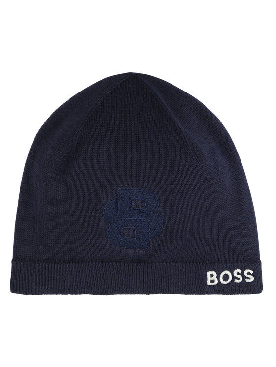 BOSS Boss Set kapa i čarape J51633 Tamnoplava