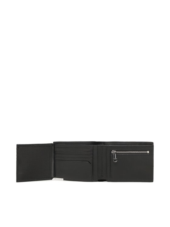 Portafoglio grande da uomo Modern Plaque Trifold