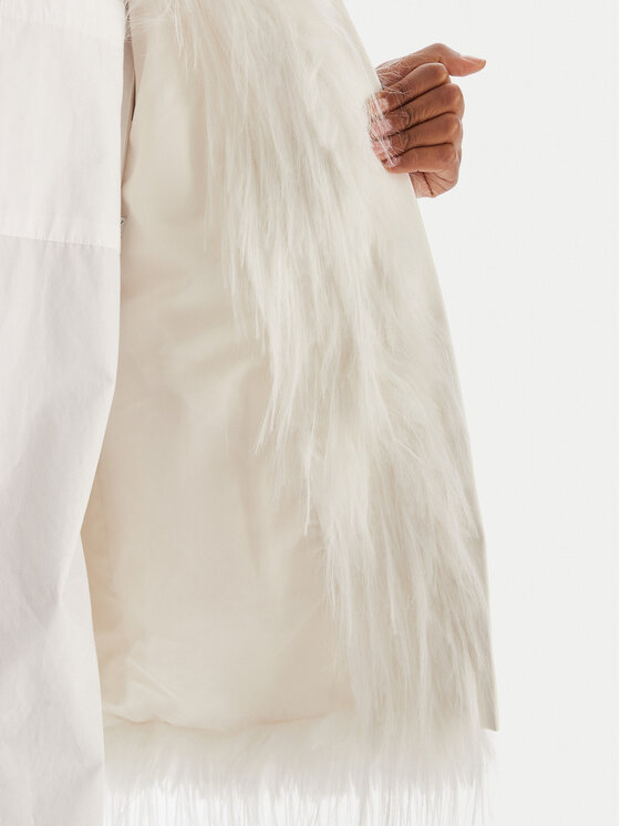 PINKO PINKO Pelliccia 106044 A2ZO Z14 Bianco Regular Fit