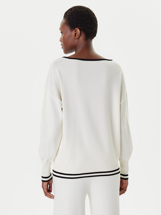 Liu Jo Sport Liu Jo Sport Pullover TF5206 MS63L Écru Regular Fit