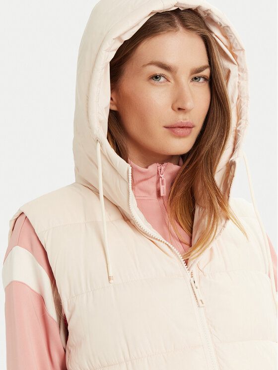 Guess Guess Sportski prsluk V4RL01 WFYE2 Krem Regular Fit