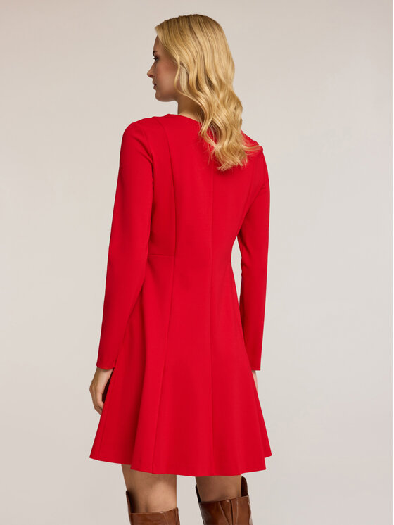 Motivi Motivi Vestito da giorno 7012Q103468N016 Rosso Flared Fit