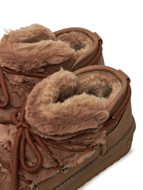 D.Franklin D.Franklin Lumesaapad Nordic TRK Fur Low Bomb DFSH370011 Pruun