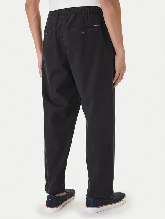 Nautica Nautica Chinosy Varuna 2 NCC03963 Czarny Regular Fit