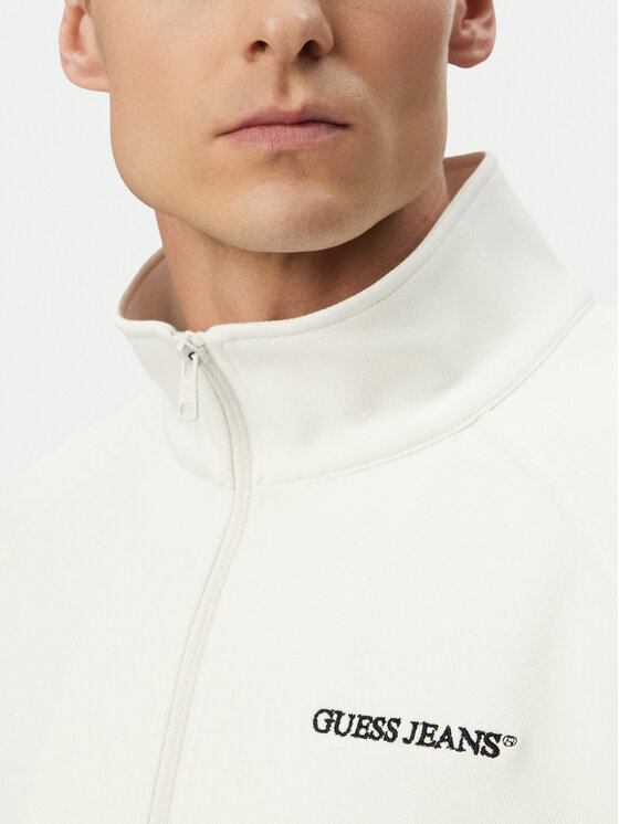 Guess Jeans Guess Jeans Majica dugih rukava M6GQZ2 KB212 Bijela Regular Fit