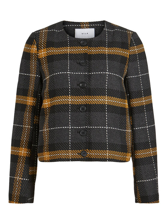 Vila Vila Pintsak 14091859 Must Regular Fit