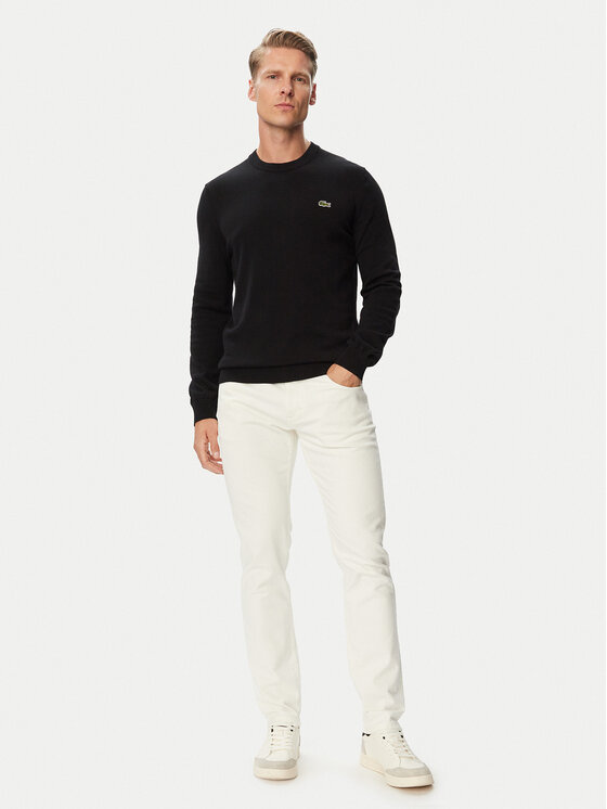 Lacoste Lacoste Sweter AH1985 Czarny Regular Fit