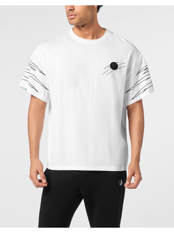Plein Sport Plein Sport T-shirt 28487 Bianco Regular Fit