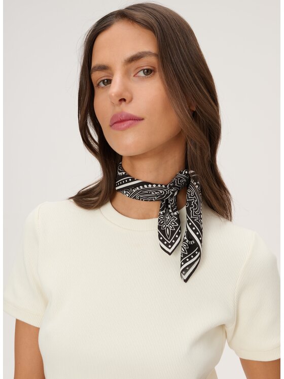 LEBRAND LEBRAND Chusta Bandana mini Brązowy