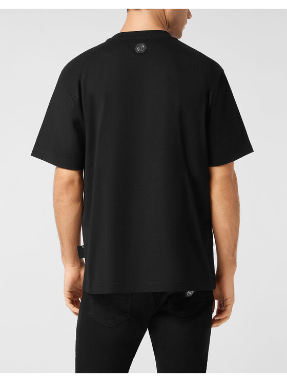 PHILIPP PLEIN PHILIPP PLEIN T-Shirt 27059 Czarny Regular Fit