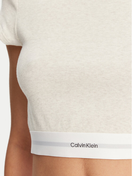 Calvin Klein Underwear Calvin Klein Underwear Marškinėliai LV00QS7349 Smėlio Slim Fit