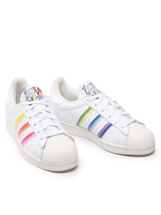 adidas adidas Sneakers Superstar Pride GW2415 Bianco