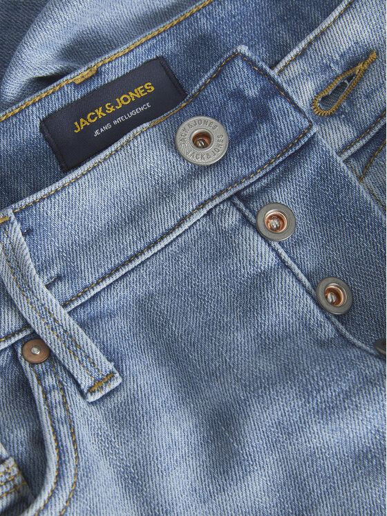 Jack&Jones Jack&Jones Džínsové šortky Chris 12249095 Modrá Relaxed Fit