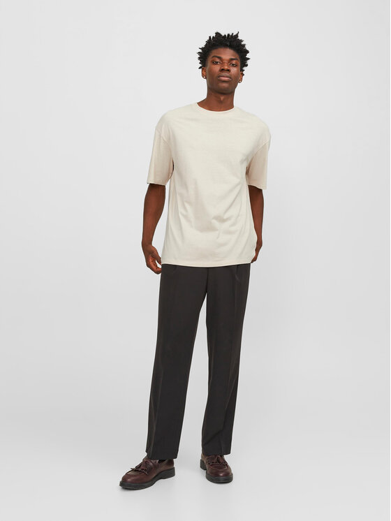 Jack&Jones Jack&Jones Tričko Bradley 12249319 Béžová Regular Fit