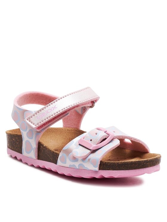 Geox Geox Sandály B Sandal Chalki Girl B922RA 000NF C8868 M Růžová