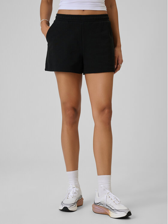 4F 4F Αθλητικό σορτς ESSENTIAL 4 Μαύρο Regular Fit