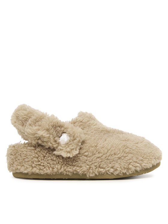 Crocs Crocs Naminės šlepetės Toddler Classic Cozzzy Slipper 210857 Smėlio