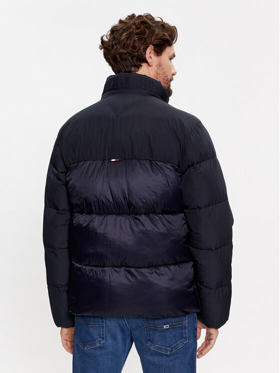 Tommy Hilfiger Tommy Hilfiger Зимно яке Tech Stand Collar MW0MW27586 Тъмносин Regular Fit