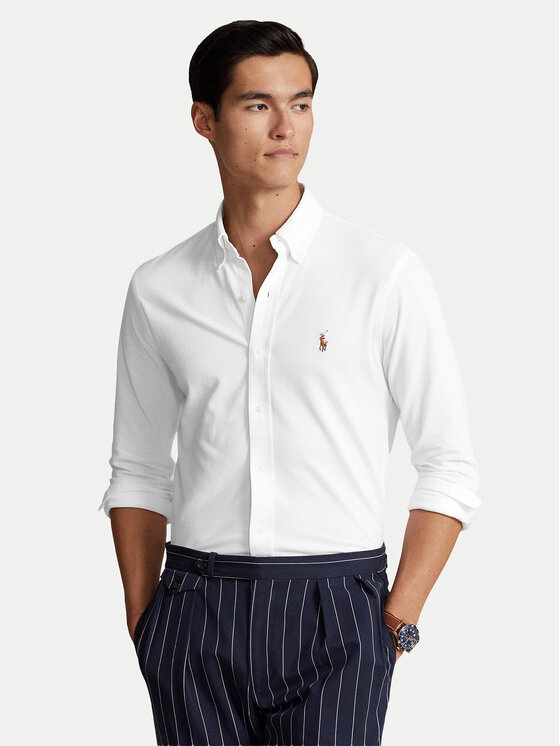 Polo Ralph Lauren Polo Ralph Lauren Košile 710932545002 Bílá Custom Fit