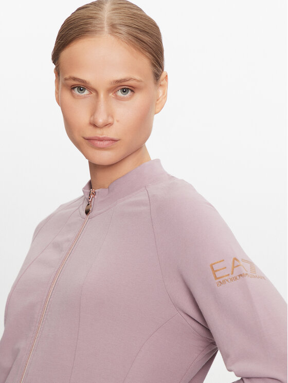 EA7 Emporio Armani EA7 Emporio Armani Majica dugih rukava 6DTM06 TJVHZ Ljubičasta Regular Fit
