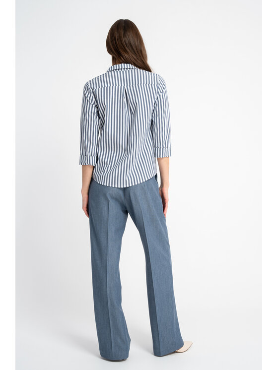 CLICK CLICK Košeľa 10-6852 Tmavomodrá Casual Fit