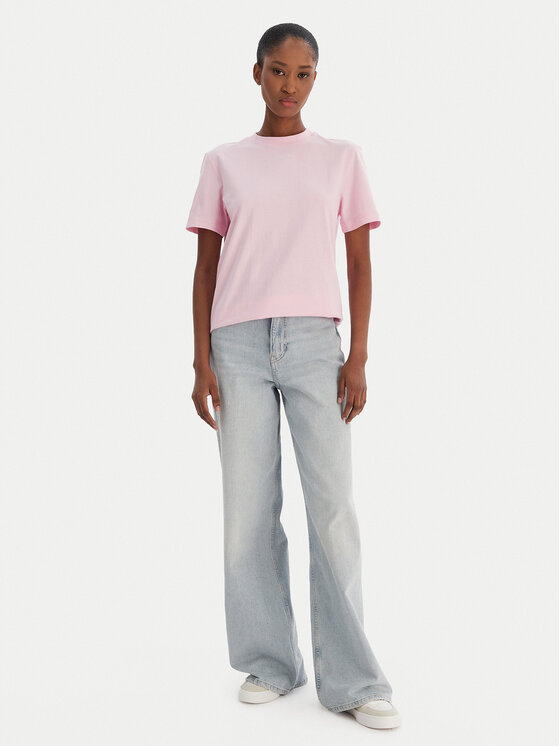 Calvin Klein Calvin Klein T-Shirt 20s Classic Logo LV147C857G Różowy Regular Fit